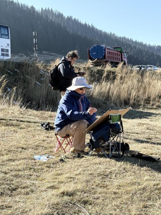走遍中国——中国文促会好意思术家写生创作步履走进新疆