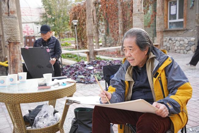 走遍中国——中国文促会好意思术家写生创作步履走进新疆