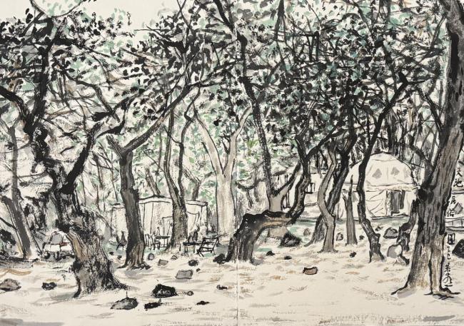 走遍中国——中国文促会好意思术家写生创作步履走进新疆