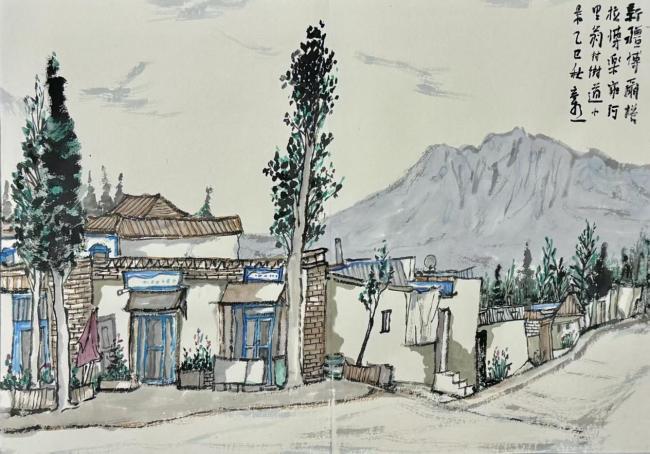 走遍中国——中国文促会好意思术家写生创作步履走进新疆