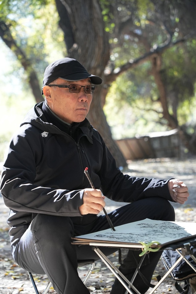 走遍中国——中国文促会好意思术家写生创作步履走进新疆