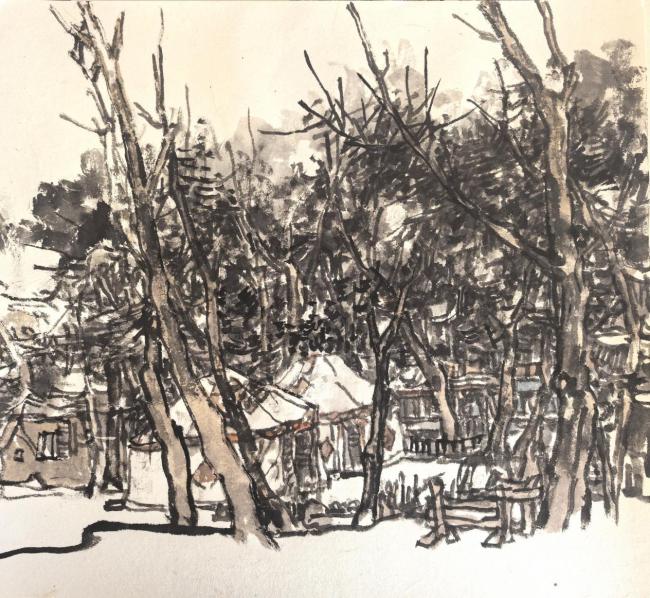 走遍中国——中国文促会好意思术家写生创作步履走进新疆